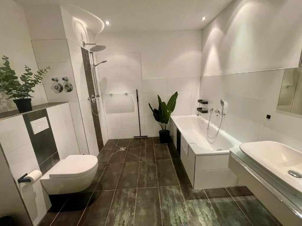 Modern Weser Apartment Brémy Německo