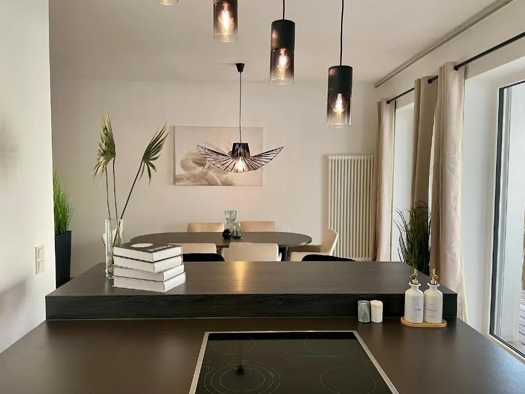 Modern Weser Apartment Brémy Německo